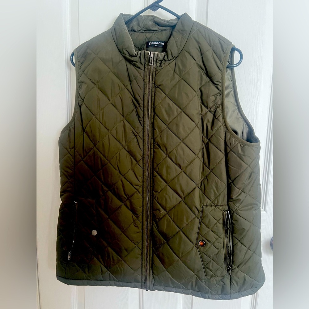 Olive Green Women’s Vest